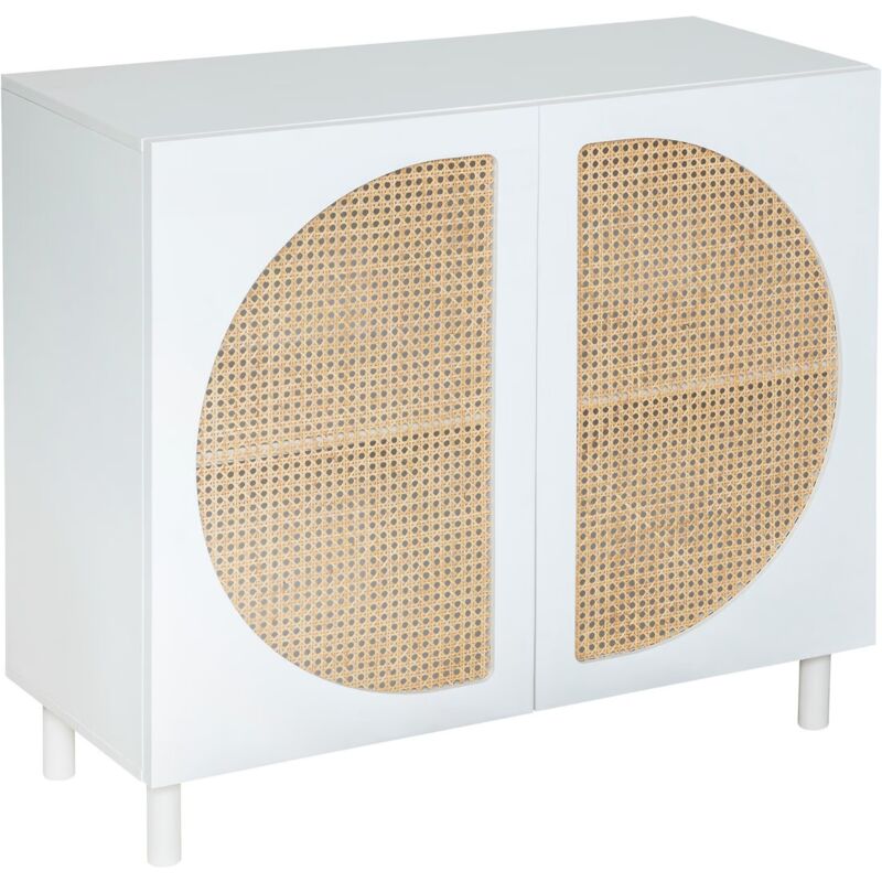 Buffet 2 portes Cabras Blanc Atmosphera