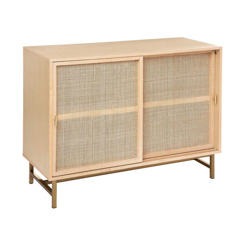 Buffet 2 Portes Cannage 'Rayo' 100cm Naturel