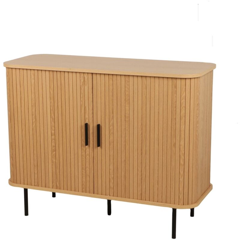 Buffet 2 portes effet tasseau bonnie