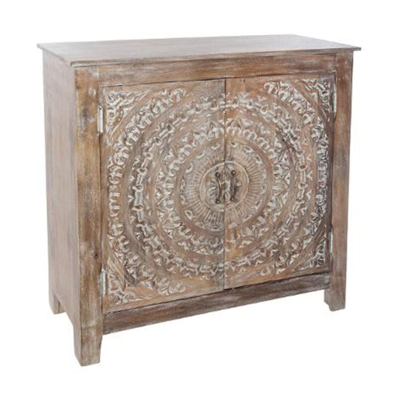 Buffet 2 Portes en Bois 'Shirel' 90cm Marron