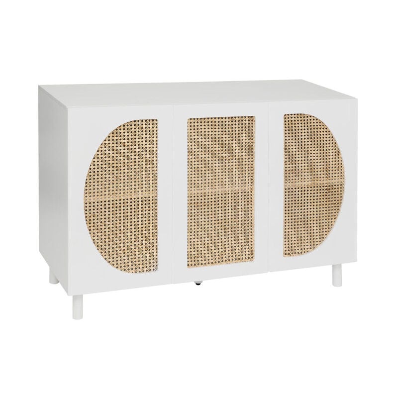 Buffet 3 Portes 'Cabras' 120cm Blanc