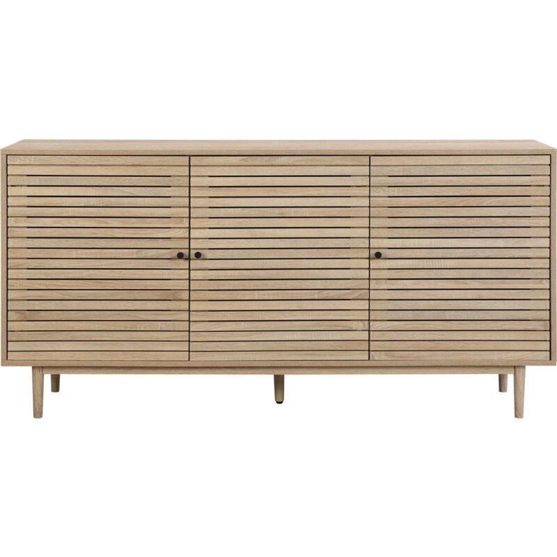 Buffet 3 portes couleur chêne 160 cm - Tivoli