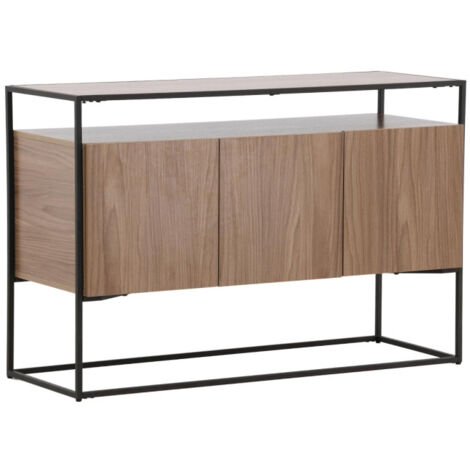 Buffet 3 Portes en Teck "Kingsport" 120cm Marron