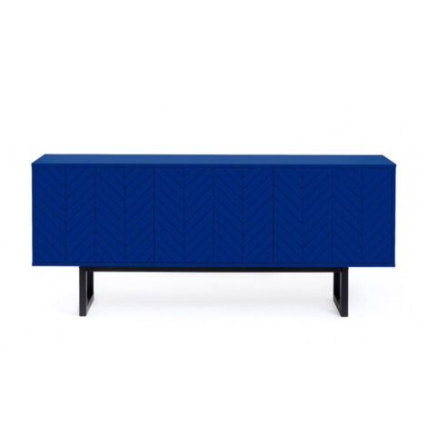 Buffet 3 Portes Triangle "Camden" 175cm Bleu