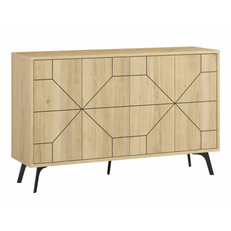Buffet 4 ante decorate L123 cm - Dune