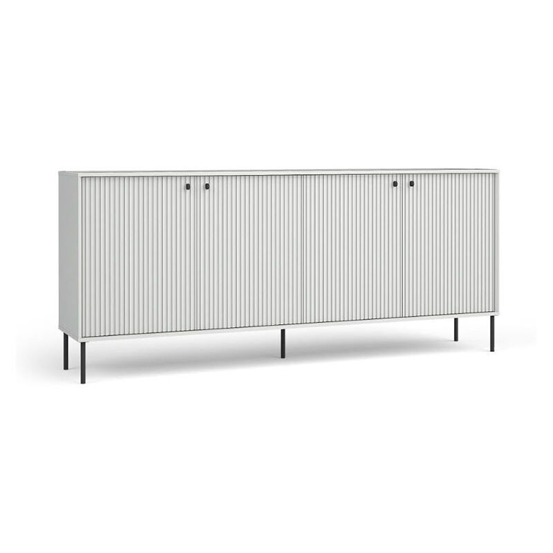 Buffet 4 portes blanc mat Iris