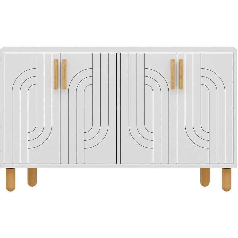 Buffet 4 portes en aggloméré Rodney