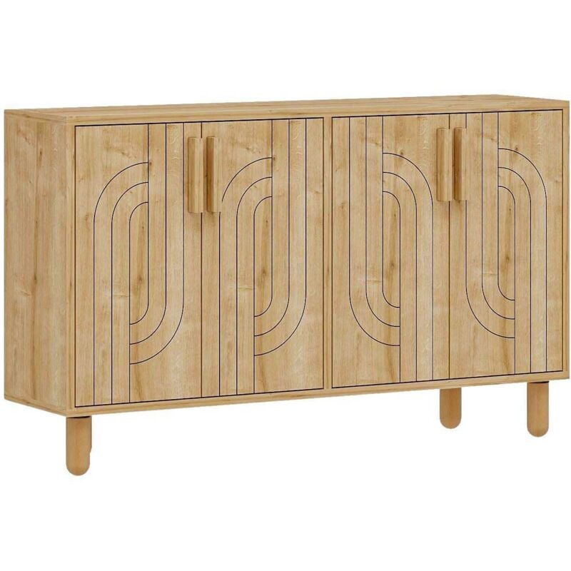 Buffet 4 portes en aggloméré Rodney