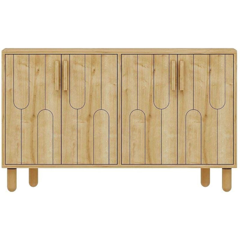 Buffet 4 portes en aggloméré Vincent