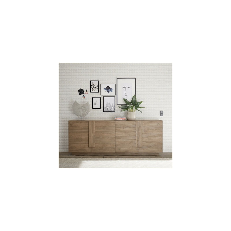 Azura Home Design - Buffet 4 portes jupiter bois mercure 241 cm
