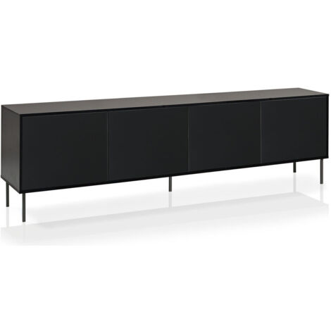Buffet 4 portes MAUI-S noir