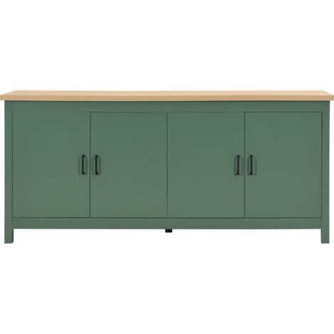 Buffet 4 portes vert 180 cm - Sana