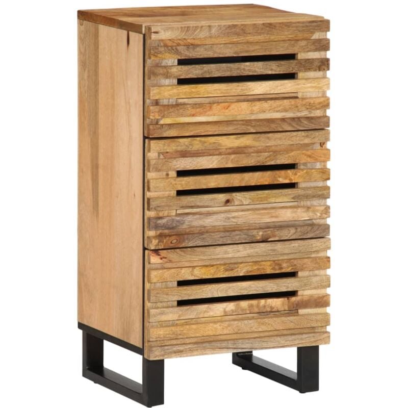 Vidaxl - Buffet 40x34x75 cm bois de manguier massif brut