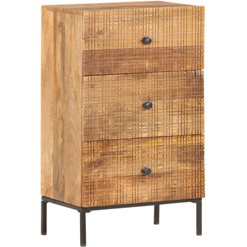 Vidaxl - Changer la boîte dans un style anticated équipé de 3 tiroirs en bois