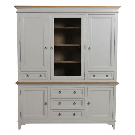 Buffet 5 portes 5 tiroirs - Bois - Beige - Interior's