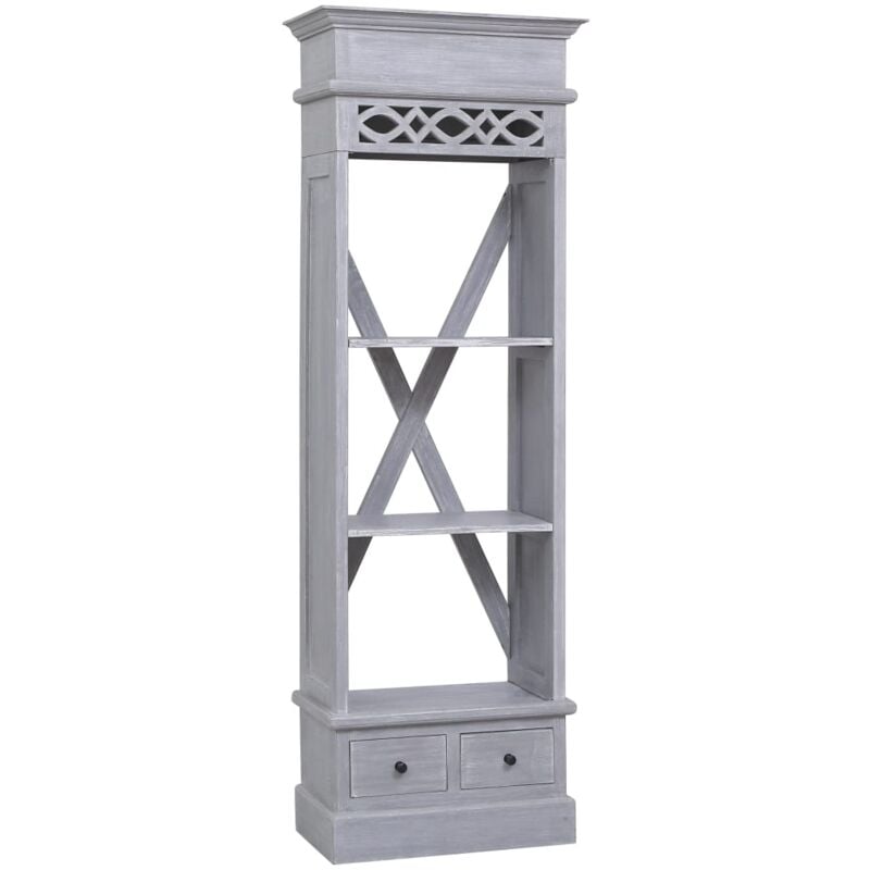 Buffet 60x30x175 cm Bois d'acajou massif Vidaxl