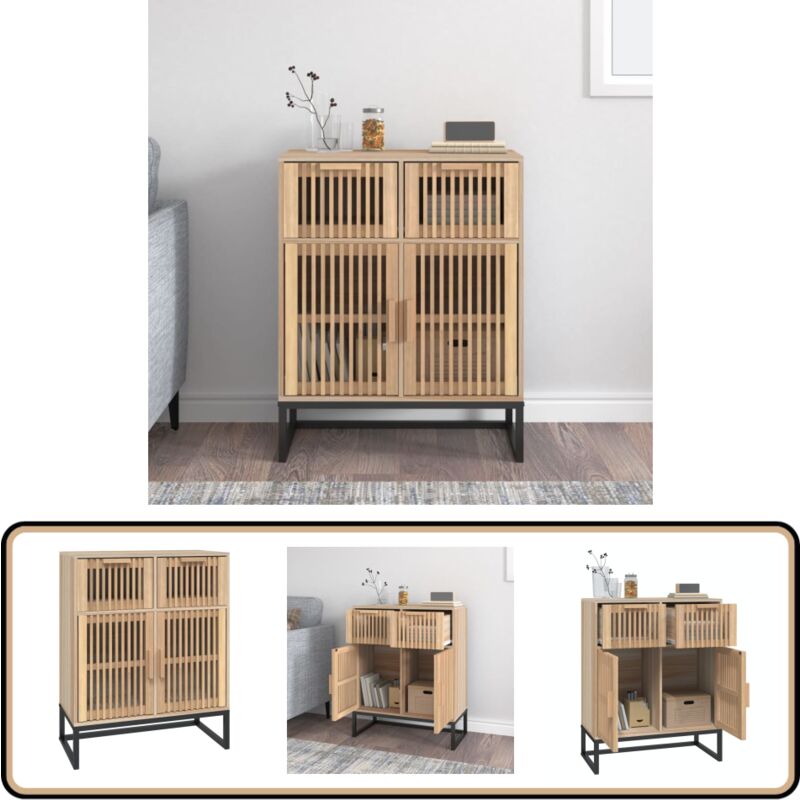 Vidaxl - Buffet 60x30x75 cm bois d'ingénierie - Buffet - Commode - Rangement - Mobilier - Salle à Manger