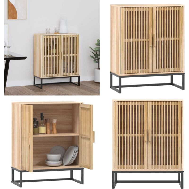 Vidaxl - Buffet 60x30x75 cm bois d'ingénierie - Buffet - Meuble De Rangement - Armoire - Commode - Mobilier - Home & Living