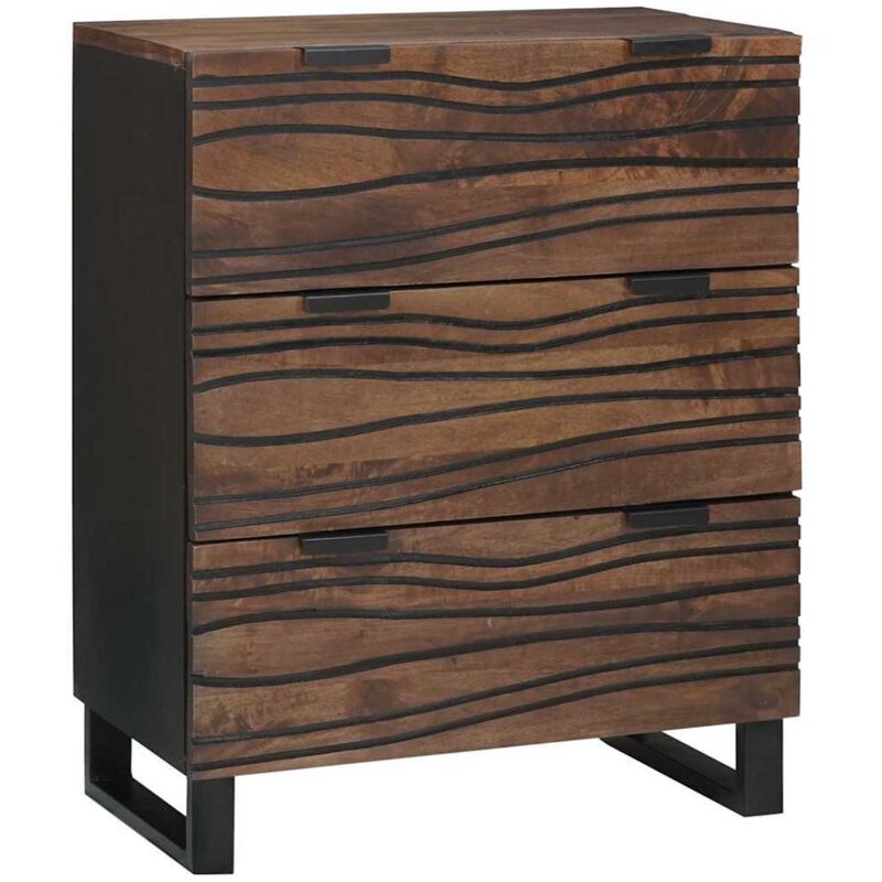 Torana - Buffet Marron 60 x 33.5 x 75 cm Bois de manguier massif