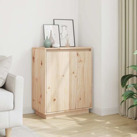 Buffet 60x34x75 cm Bois massif de pin vidaXL