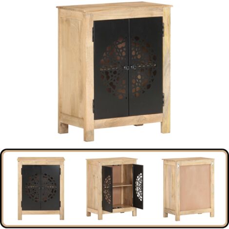 Buffet 60x35x75 cm Bois de manguier massif - Buffet - Commode - Meuble De Rangement - Mobilier - Bois De Manguier
