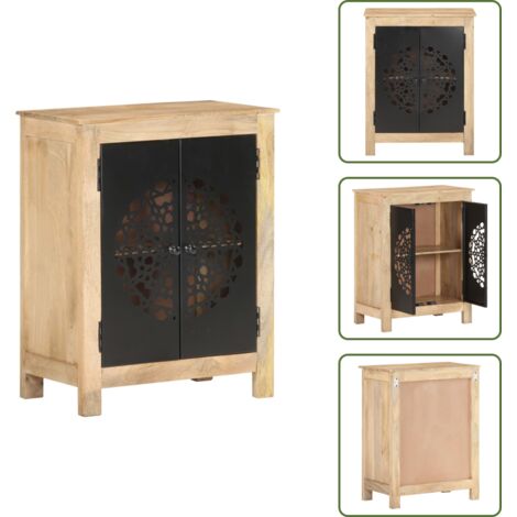 Buffet 60x35x75 cm Bois de manguier massif - Buffet - Commode - Meuble De Rangement - Mobilier - Bois De Manguier