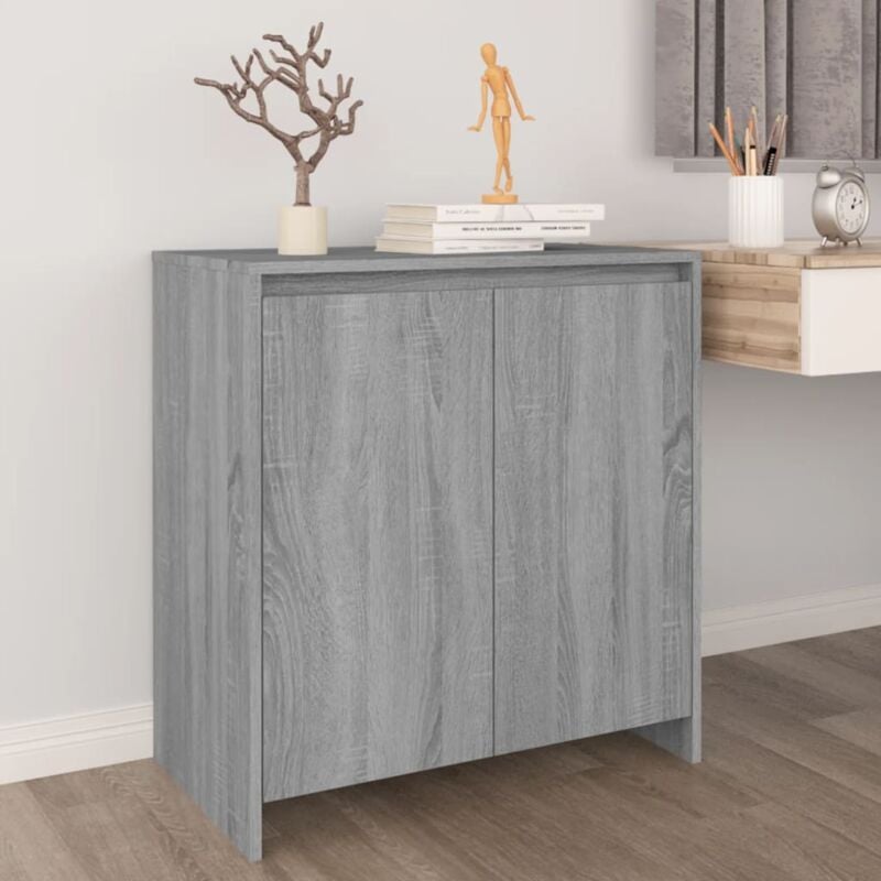 Buffet Sonoma gris 70x41x75 cm Bois d'ingénierie vidaXL