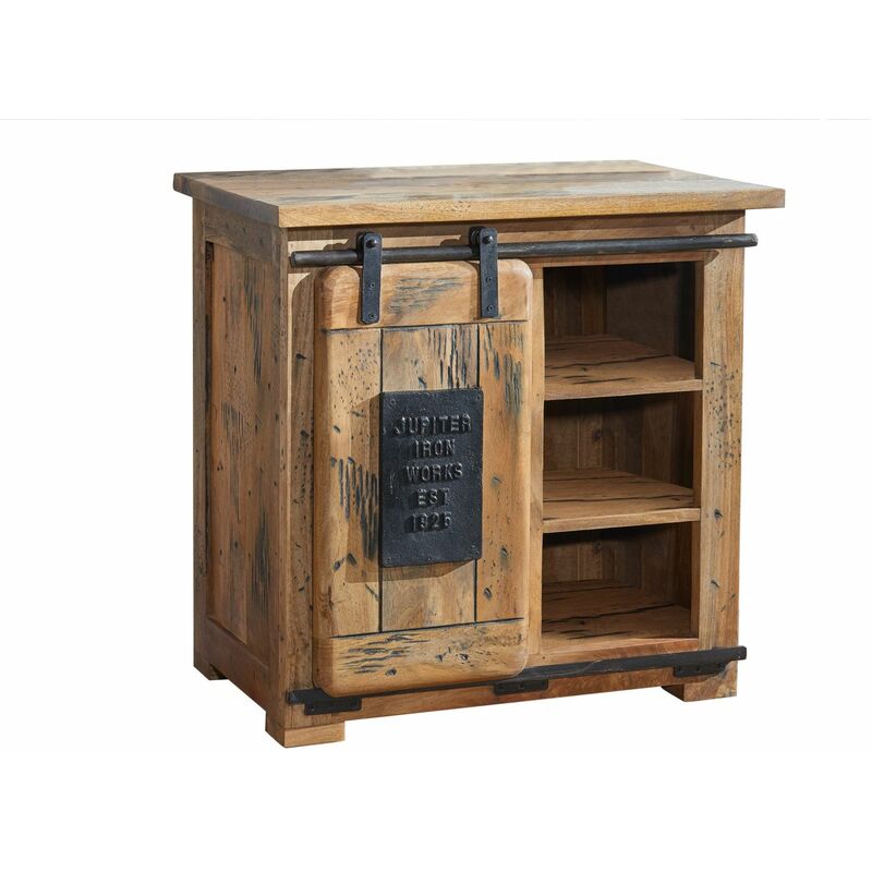Buffet 70x45 Manguier laqué Bois naturel RAILWAY 124