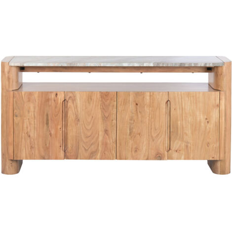 Buffet Acacia Marmol 160X40X80 Natural