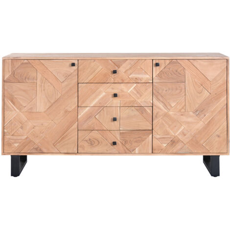 Buffet Acacia Metal 160X40X85