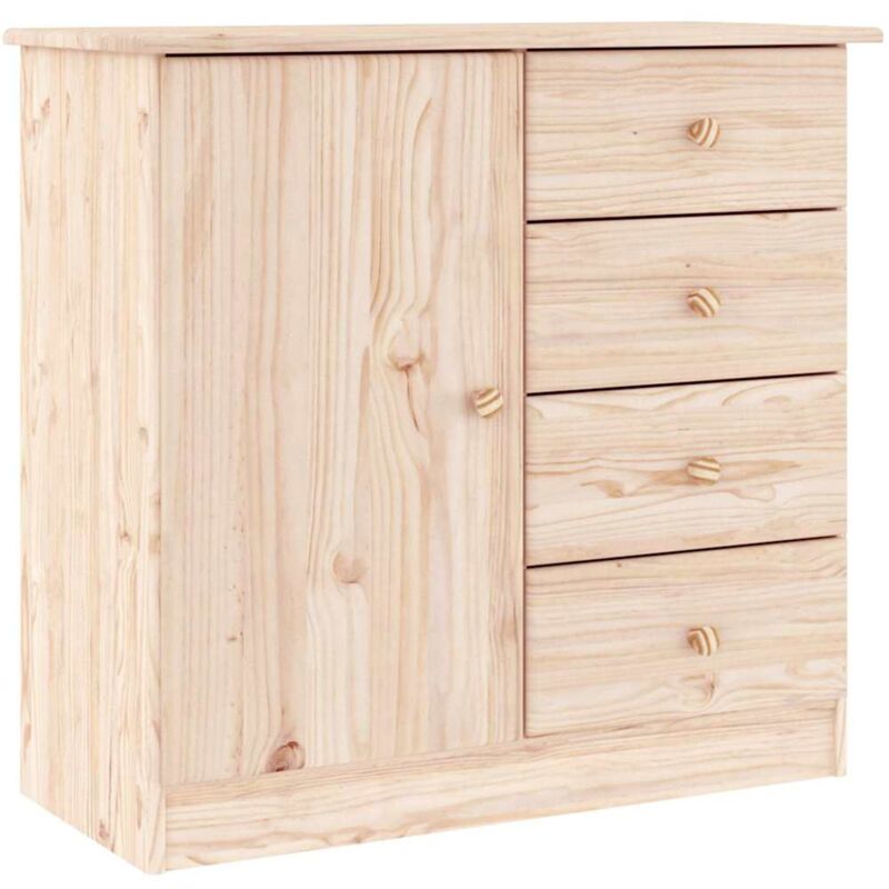 Vidaxl - Buffet alta 77x35x73 cm bois massif de pin
