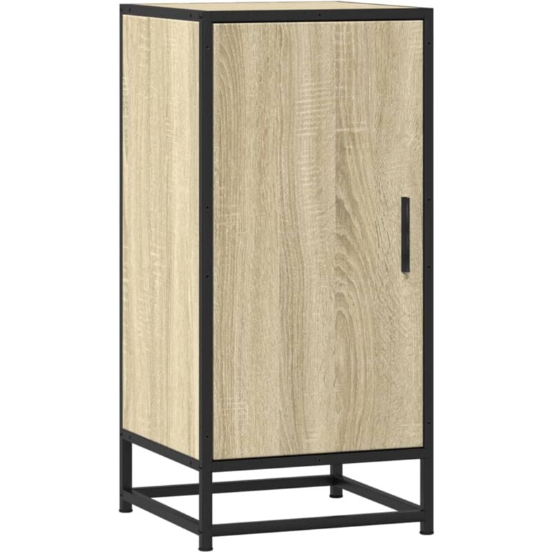 Vidaxl - Buffet chêne sonoma 35,5x35x76 cm bois d'ingénierie et métal