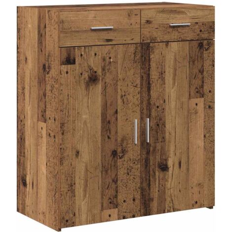 Buffet  Armoire de rangement Bois ancien 80 x 42.5 x 93.5 cm