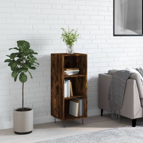 Buffet aus geräuchertem Eichenholz 34,5x32,5x90 cm aus Möbelholz