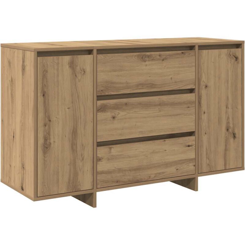 Vidaxl - Buffet chêne artisanal 120x41x75 cm bois d'ingénierie