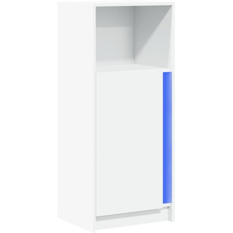 Vidaxl - Buffet avec led blanc 42,5x34x100 cm bois d'ingénierie