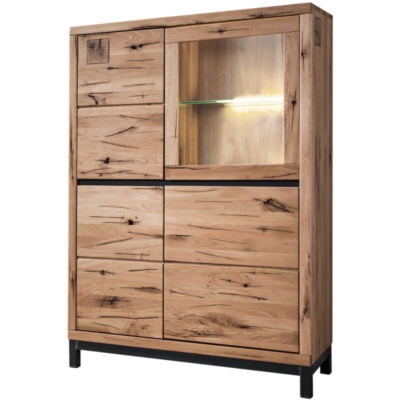 Massivmoebel24 - Buffet 103x40 Chêne sauvage huilé Bois naturel villanders 105
