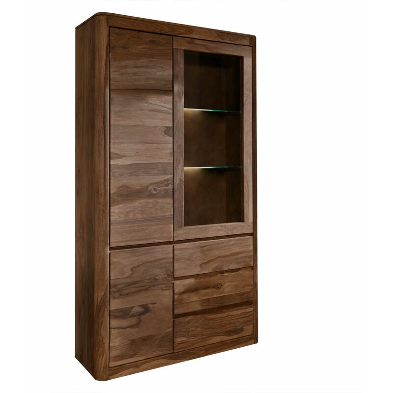 Vitrine 109x40 Palissandre teinté Smoked cherry toronto 111