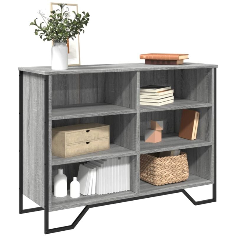 Buffet, Bahut, Armoire de rangement sonoma gris 101x35,5x74,5 cm bois d'ingénierie FR613606 design in