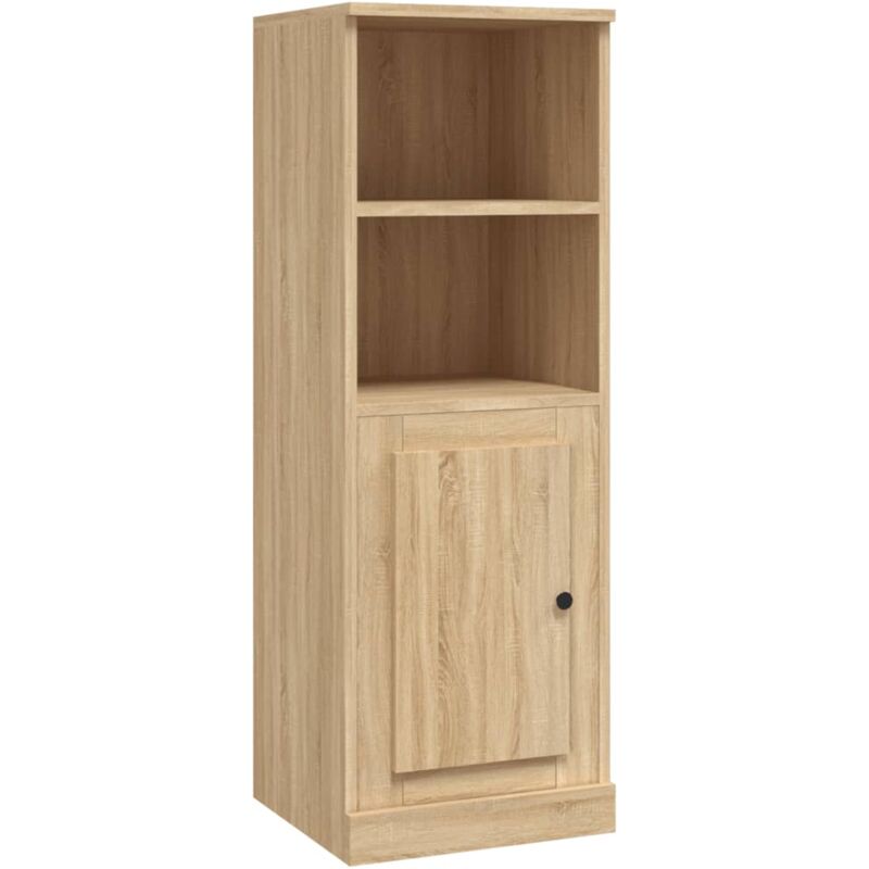 Helloshop26 - Buffet bahut commode armoire meuble de rangement organisateur cuisine salle de séjour salon haut sonoma 36 x 35,5 x 103,5 cm bois