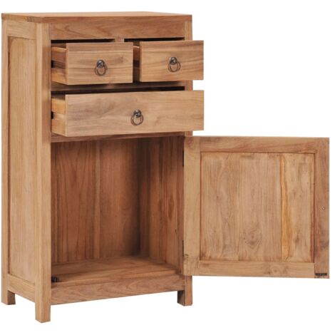 Buffet Bahut Meuble de rangement Commode 50 x 30 x 90 cm Bois de teck massif 61777