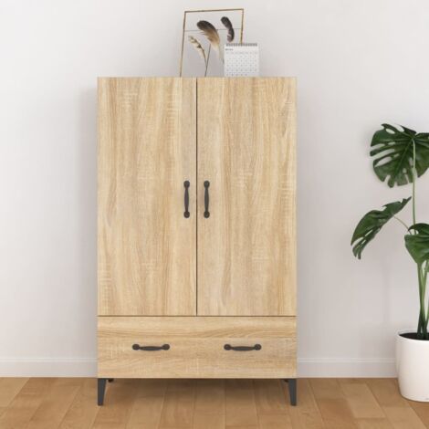 Buffet Bahut  Meuble de rangement Commode Chêne sonoma 70x31x115 cm Bois d'ingénierie 77336
