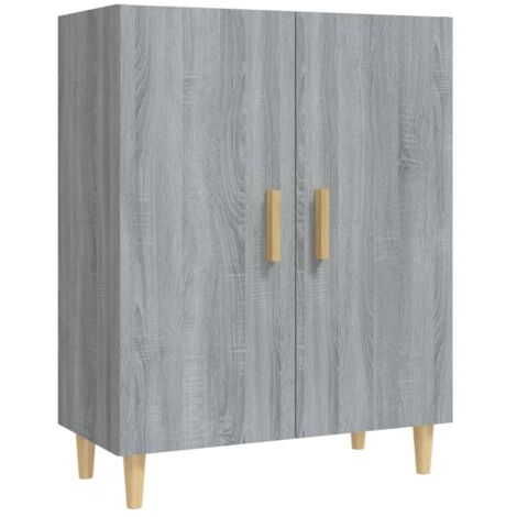 Buffet Bahut  Meuble de rangement Commode Sonoma gris 70x34x90 cm Bois d'ingénierie 23688