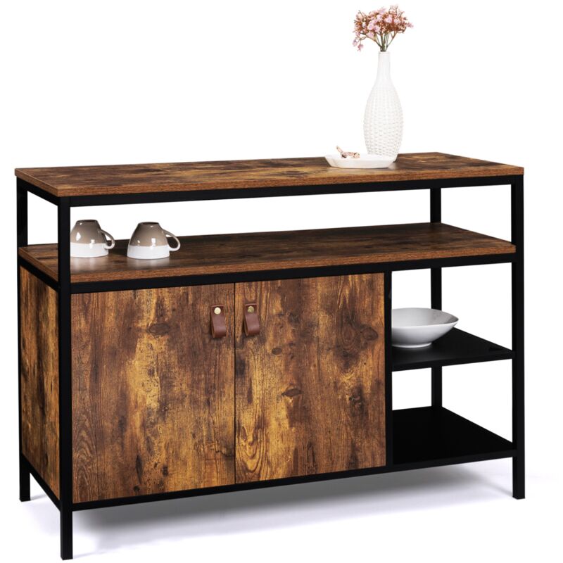 Buffet bas 2 portes 100 cm chicago design industriel