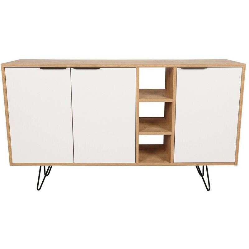 Cotecosy - calicosy - Buffet 3 niches et 3 portes L142 cm - Clara Cotecosy - calicosy - Buffet 3 niches et 3 portes L142 cm - Clara