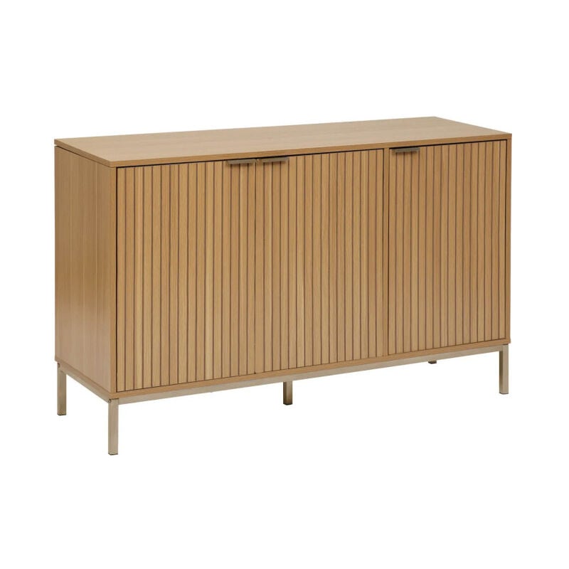 5five Simply Smart - Buffet Bas 3 Portes 'Tasso' 120cm Naturel
