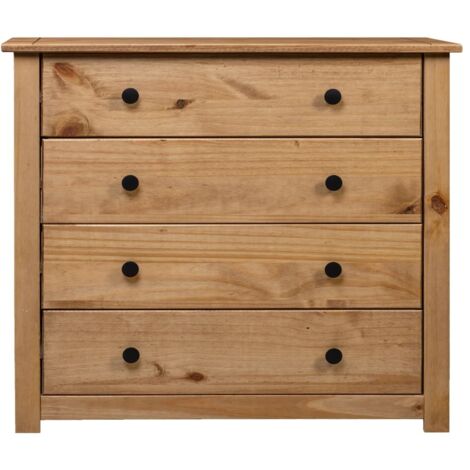 Buffet bas Commode salon,Armoire latérale 80x40x73 cm Pin Assortiment Panama -80767