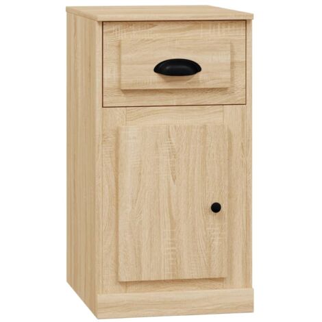 Buffet bas Commode salon,Armoire latérale avec tiroir chêne sonoma 40x50x75 cm -73583