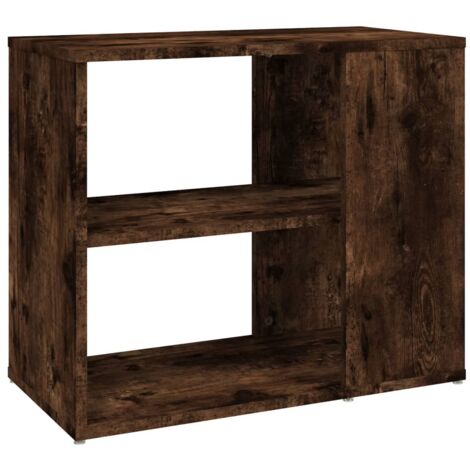 Buffet bas Commode salon,Armoire latérale Chêne fumé 60x30x50 cm Bois d'ingénierie -58415