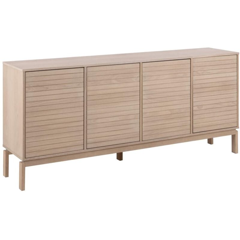Linley buffet 4 portes plaqué chêne.
